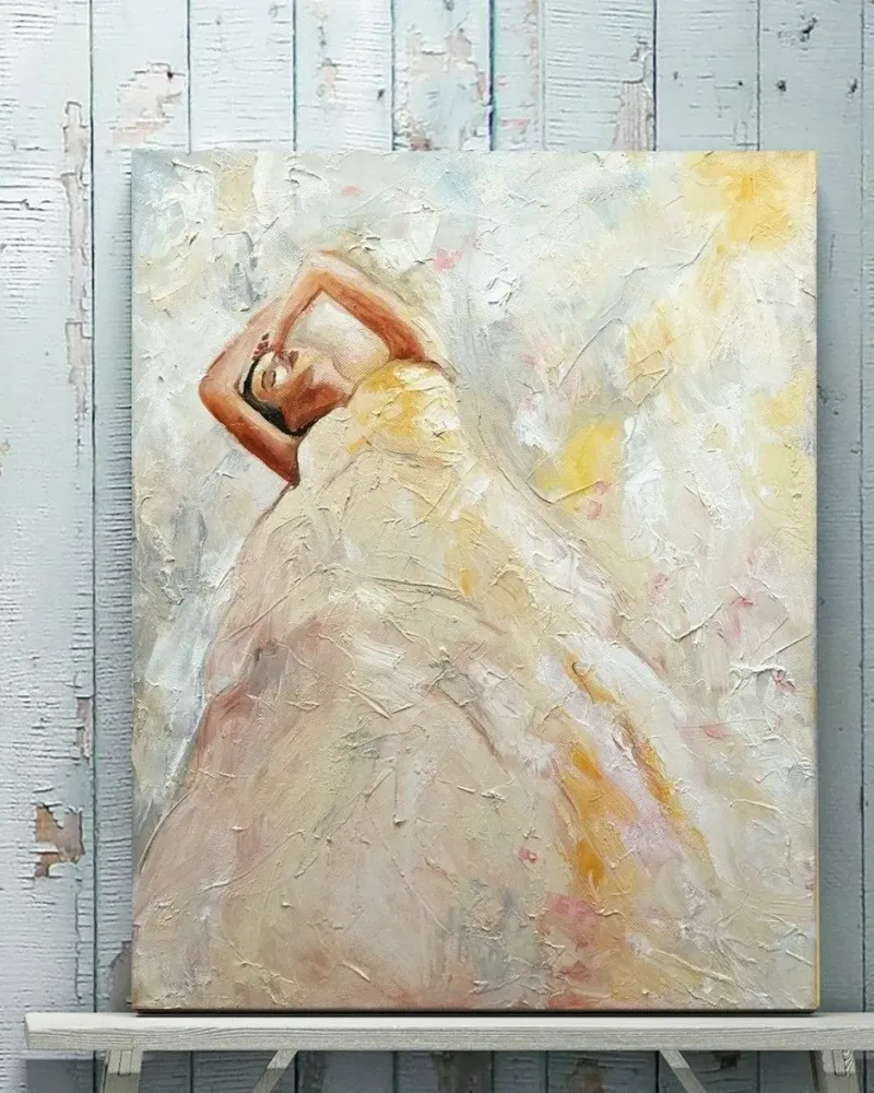Девушка. Картина маслом 40×50 см — 40×50 см
