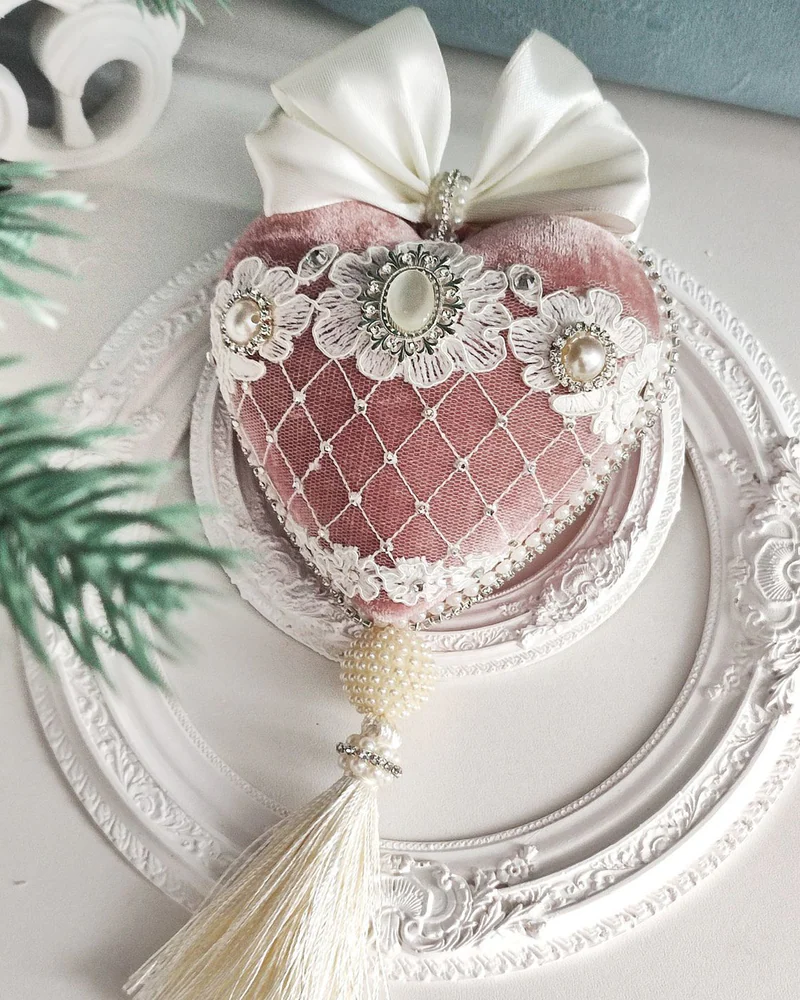 Ёлочная игрушка "Сердце"