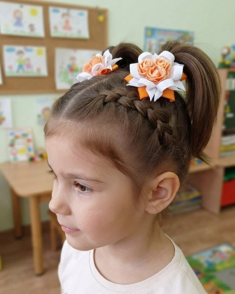 Бантики на резинках "Розочки"