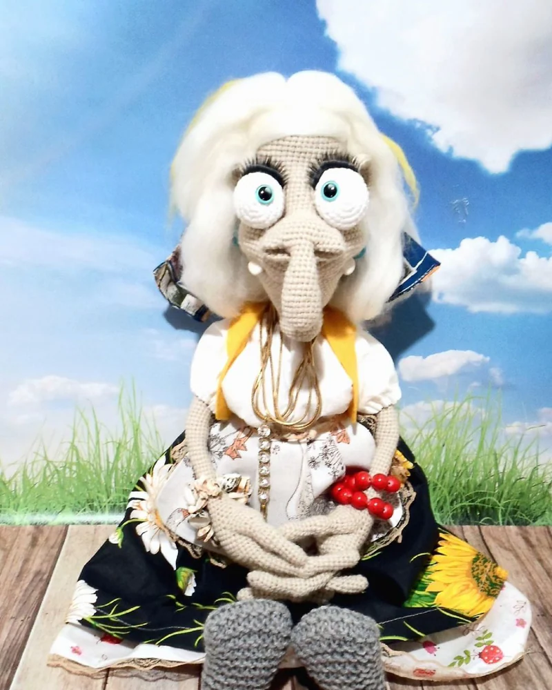 Интерьерная кукла Баба Яга