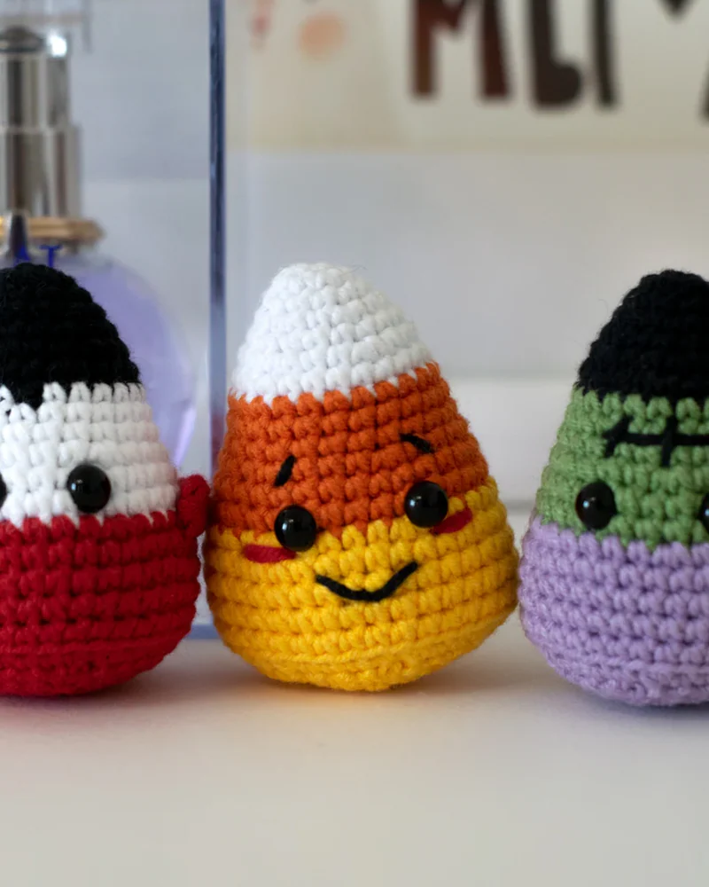 Вязаные игрушки канди корн