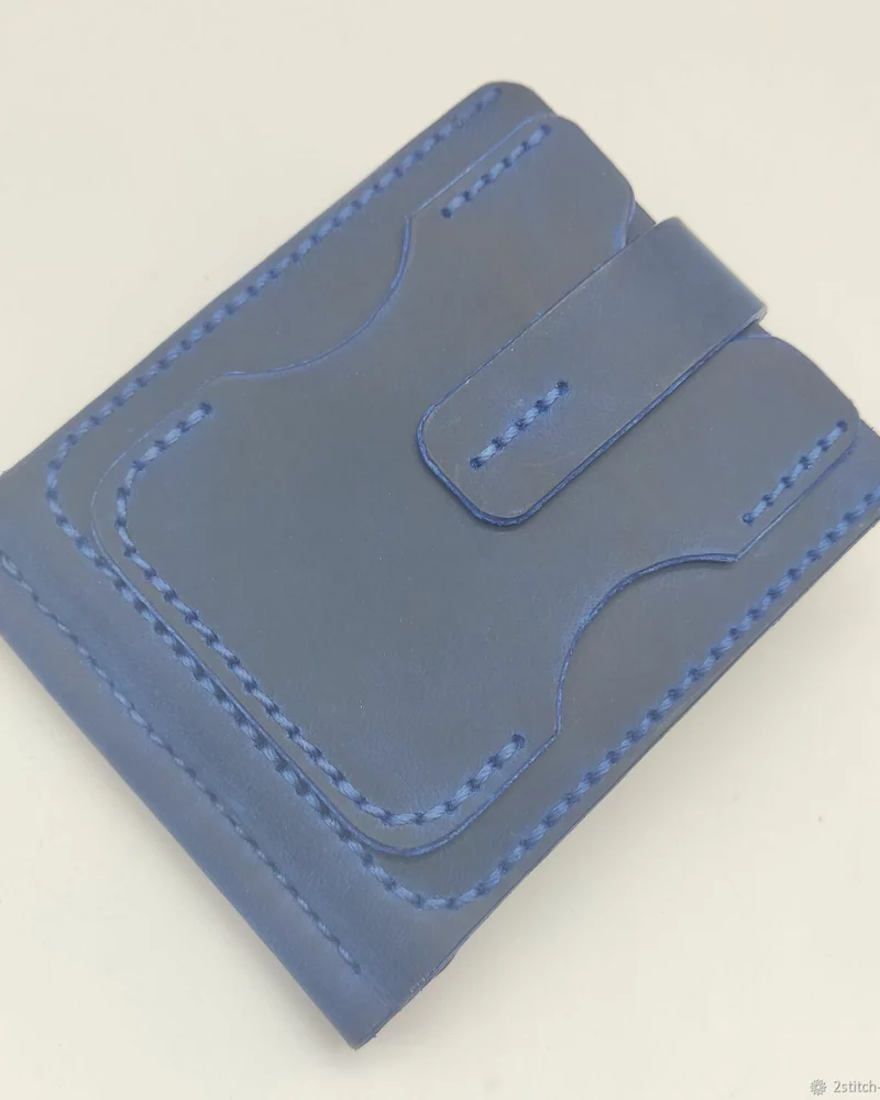 Зажим для денег Капилен — Navy blue