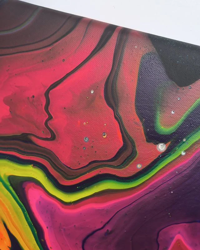 Картина жидким акрилом (fluid art) 40х50 см