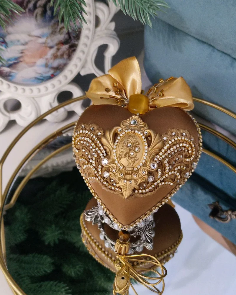 Ёлочная игрушка "Сердце"
