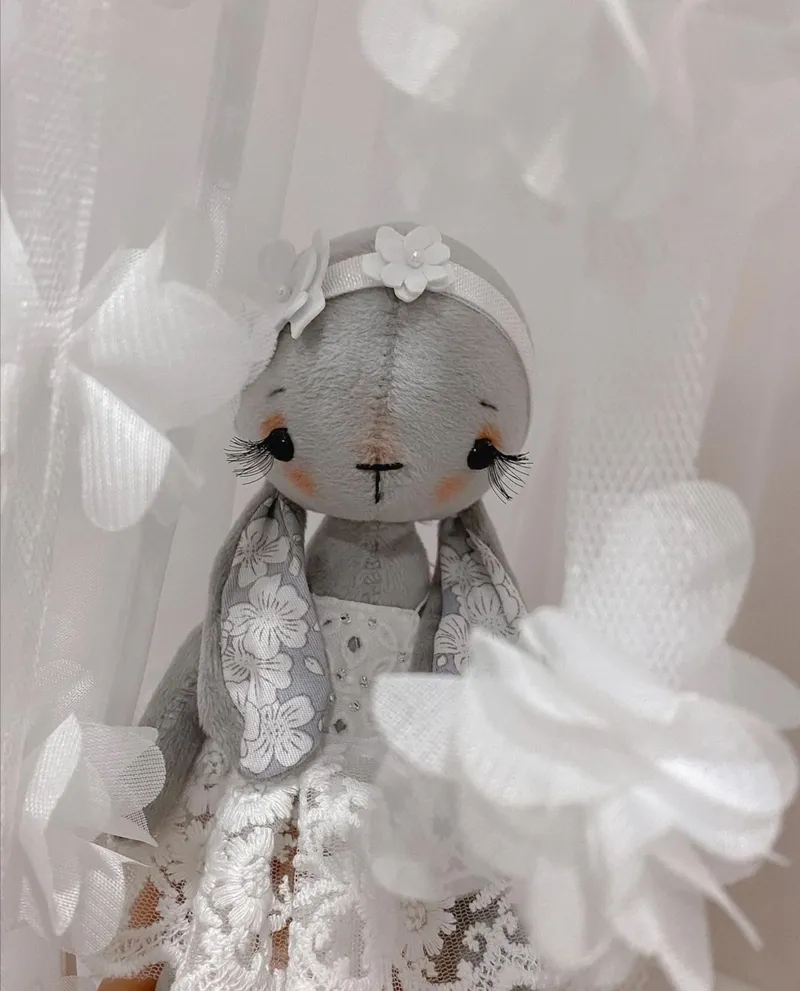 Зайка Весны, 18 см