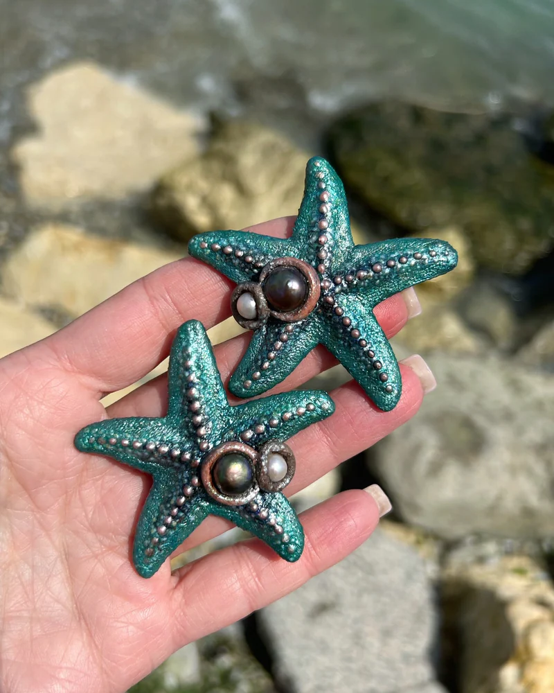 Серьги из коллекции «Морская звезда»