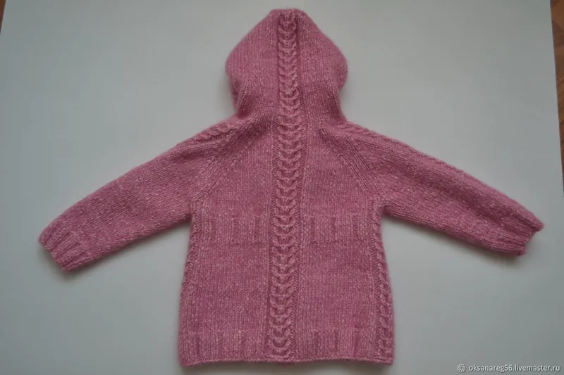 Кардиган из альпака — розовый