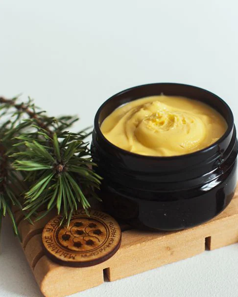 Крем для рук, ног, пяточек ланолиновый для сухой кожи желтый