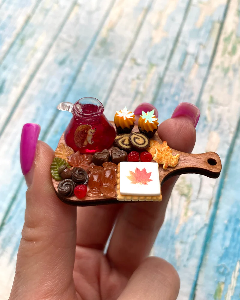 Кукольная Миниатюра «Осень в гостях у Ёжика 🍁»