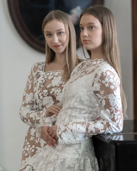 Кружевное платье Берегиня, хлопок