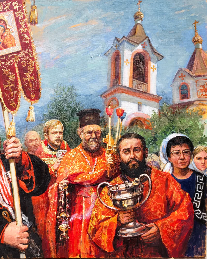 Крестный ход в церкви Георгия Победоносца — Крестный ход в церкви Георгия Победоносц