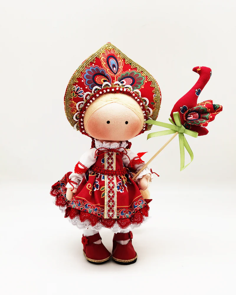 Народная кукла Хохлома Кукла в русском народном костюме