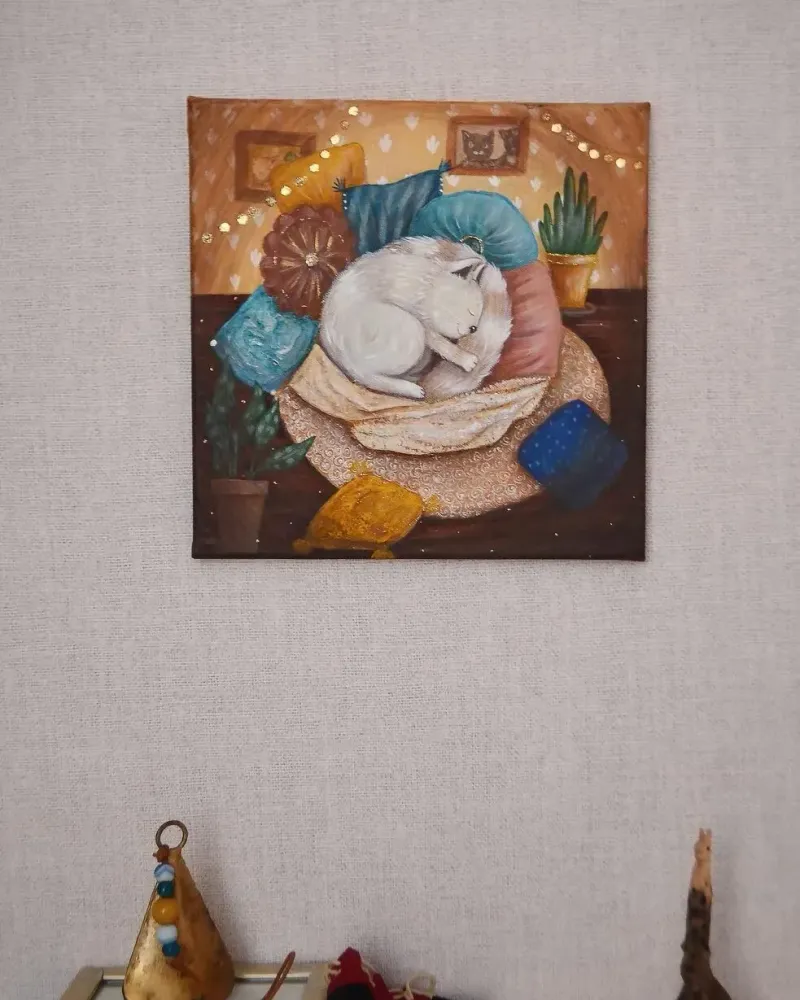 Картина «Кошачий сон» — Оригинал