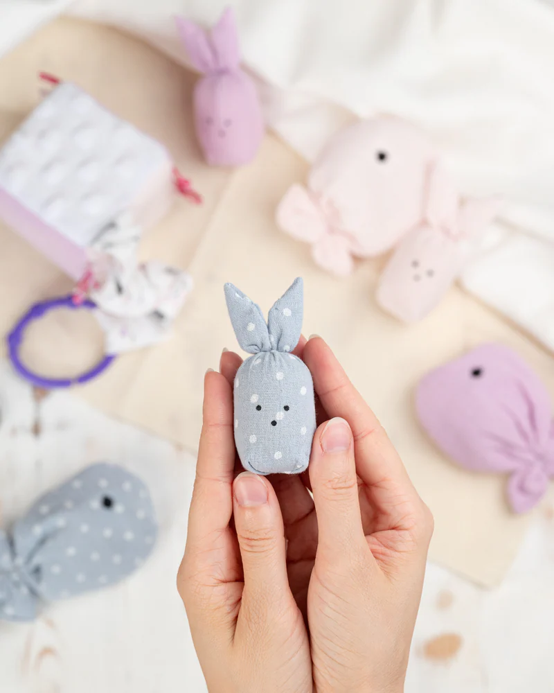 Сенсорные игрушки-погремушки «Шумелки», 3 шт. — Розовый