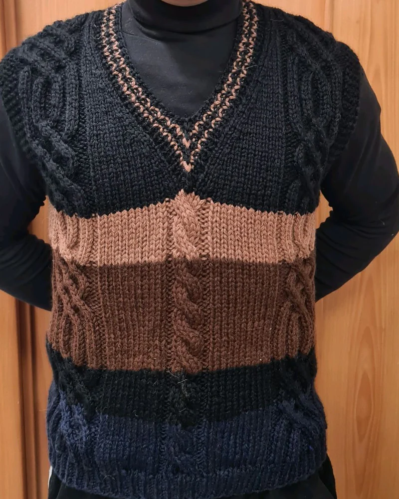 Безрукавка из альпаки