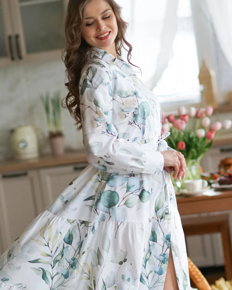Платье рубашка из премиального хлопка