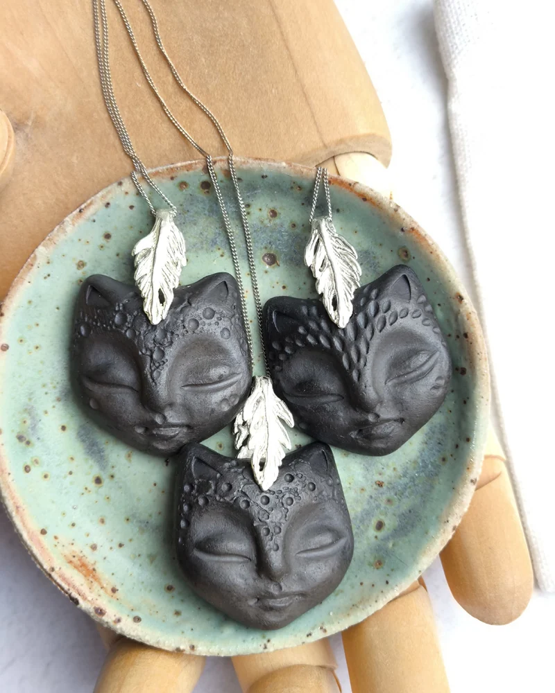 Серьги кошки