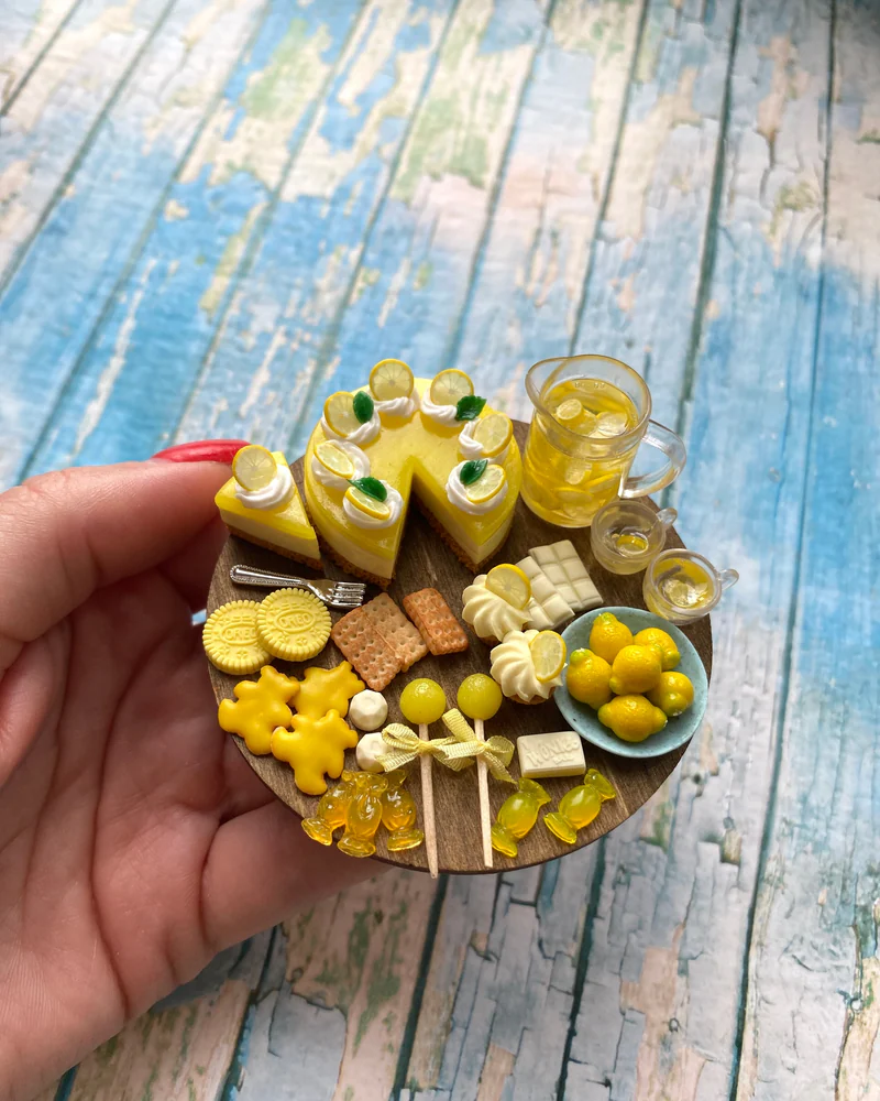 Кукольная Миниатюра «Солнечное настроение на столе» 🌞🍋