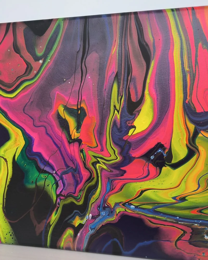 Картина жидким акрилом (fluid art) 40х50 см