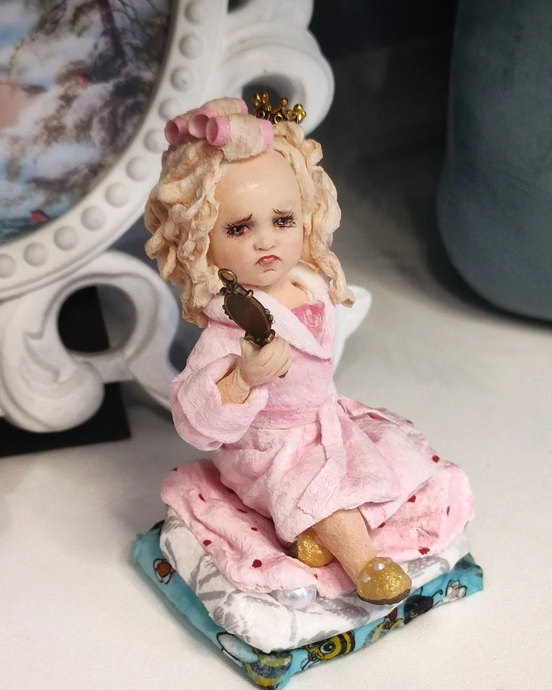 Ёлочная игрушка из ваты