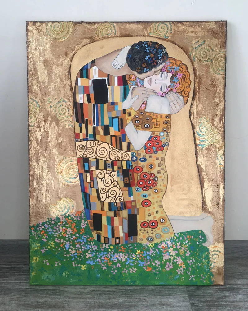 Копия «Поцелуй» Густава Климта, 60×80 см