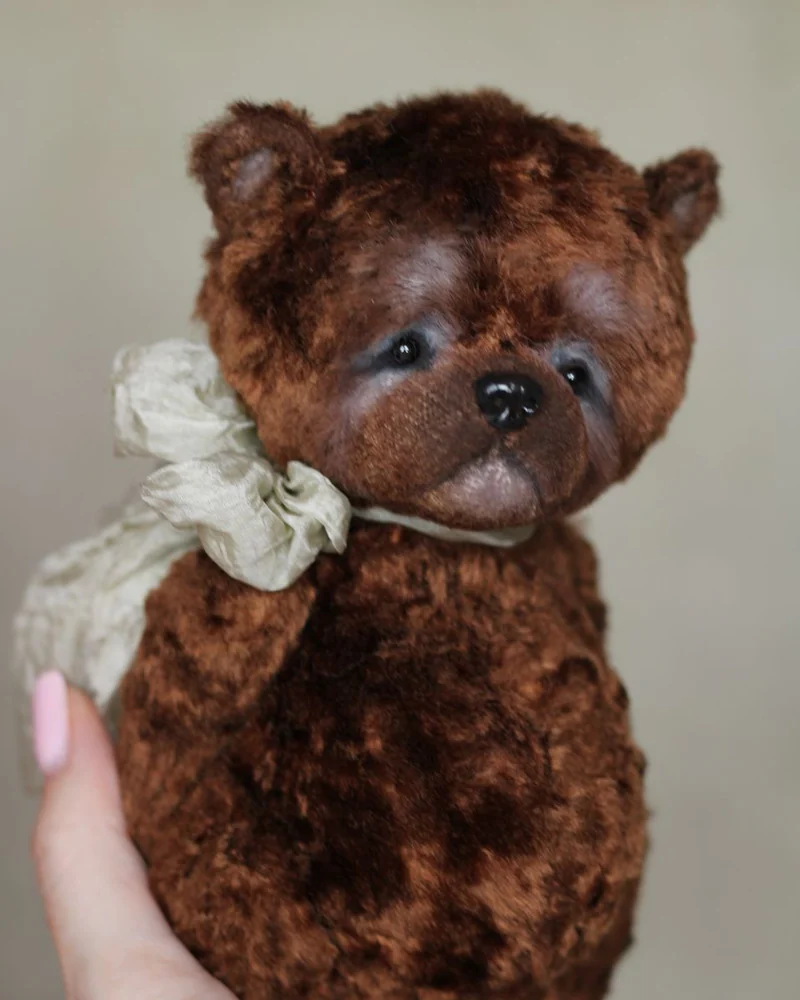 Мишка Тедди, коричневый — Коричневый