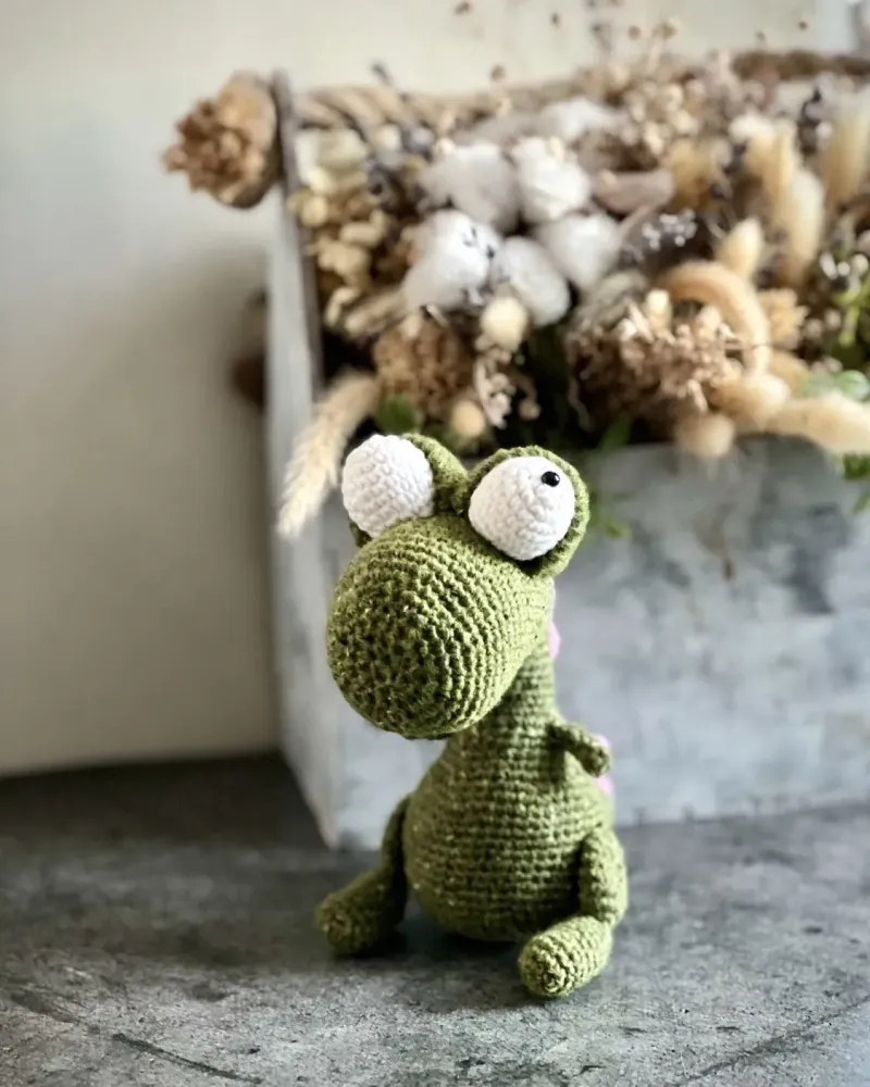 Вязаная игрушка «Дракончик»