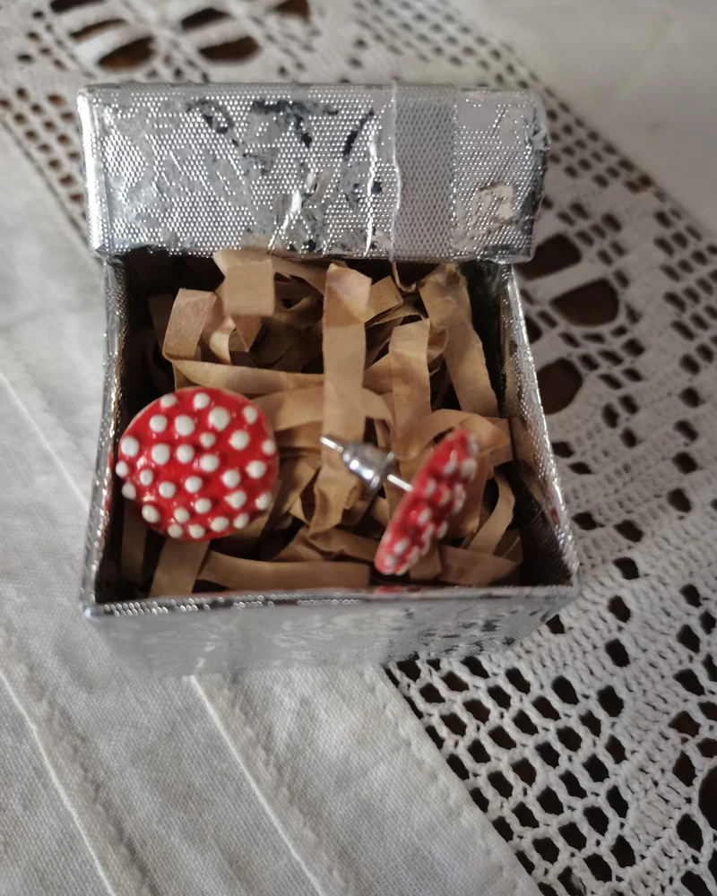 серьги мухомор — Основной