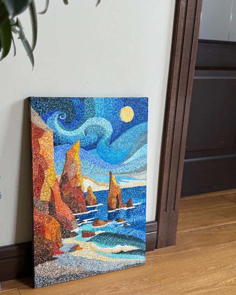 Картина маслом Морской пейзаж 40×60 см — Оригинал