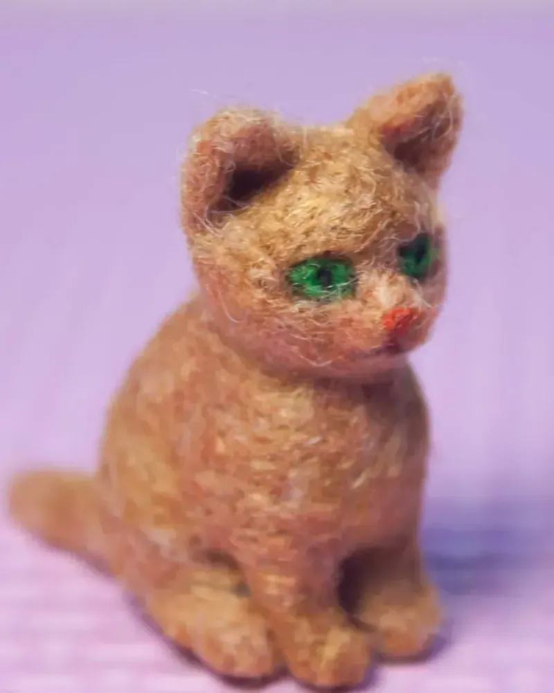 Рыжий котёнок, миниатюра 1:6 — Основной