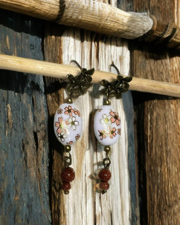 Серьги с Авантюрином
