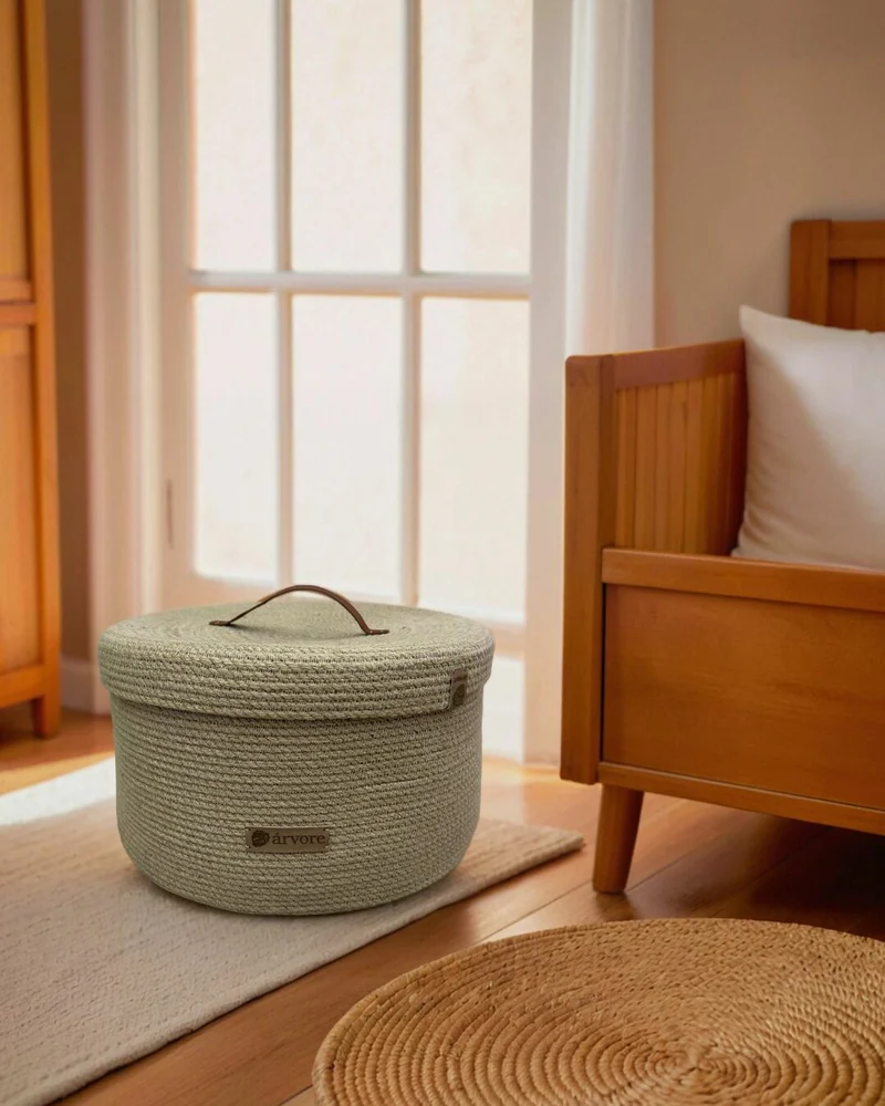 Корзина из джута 36х20 см