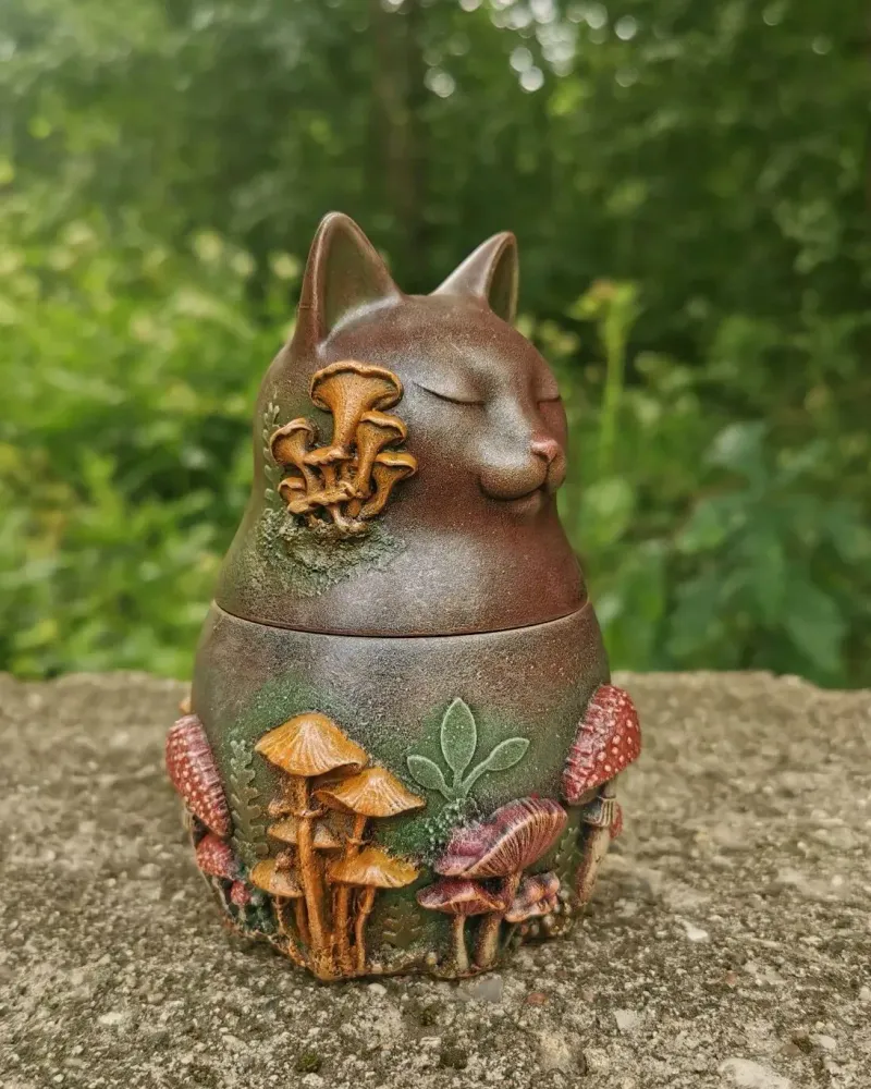 Котик Сеня Грибочкин, шкатулка