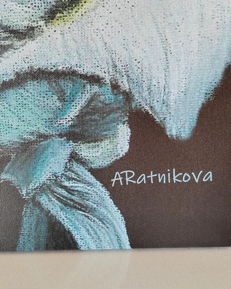 Картина на холсте «Пион» (печать) — Печать, 40×60 см