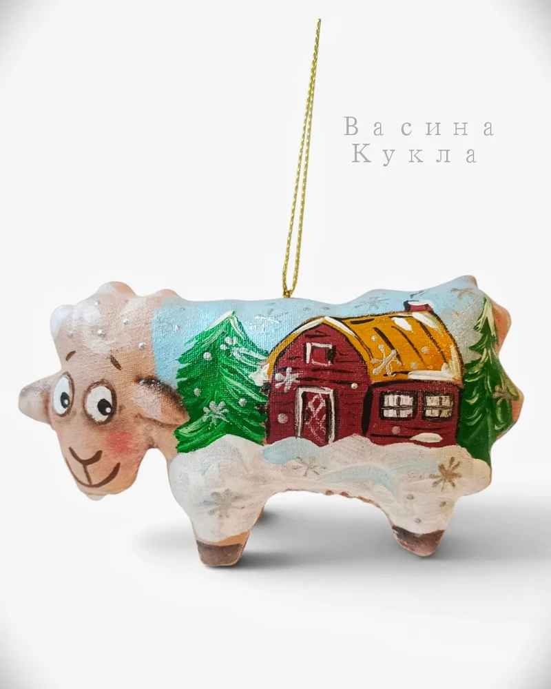 Игрушка ёлочная, новогодняя.