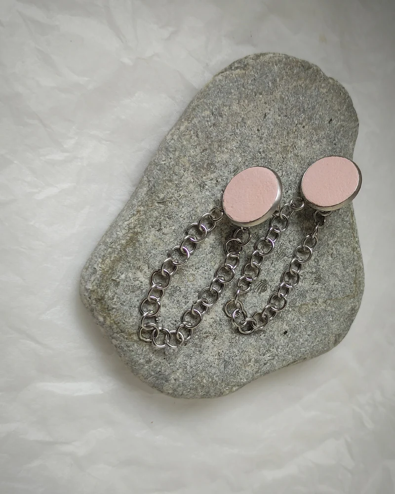 Серьги из бетона