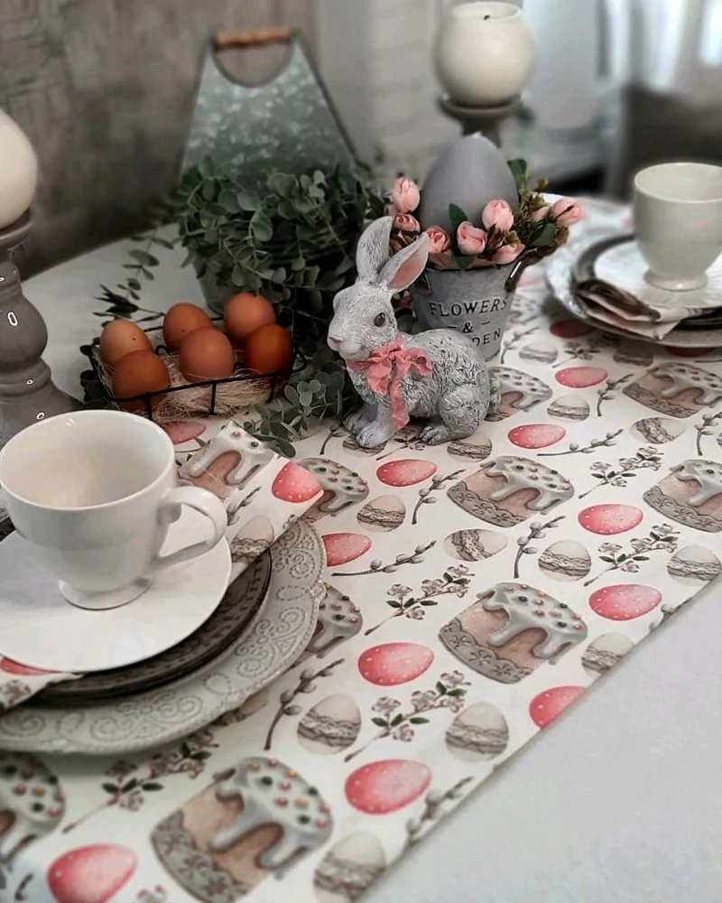 Пасхальная дорожка и салфетки