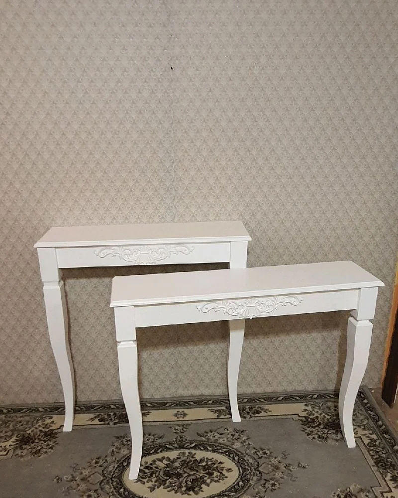 Консольный столик 80 см (белый) — Основной