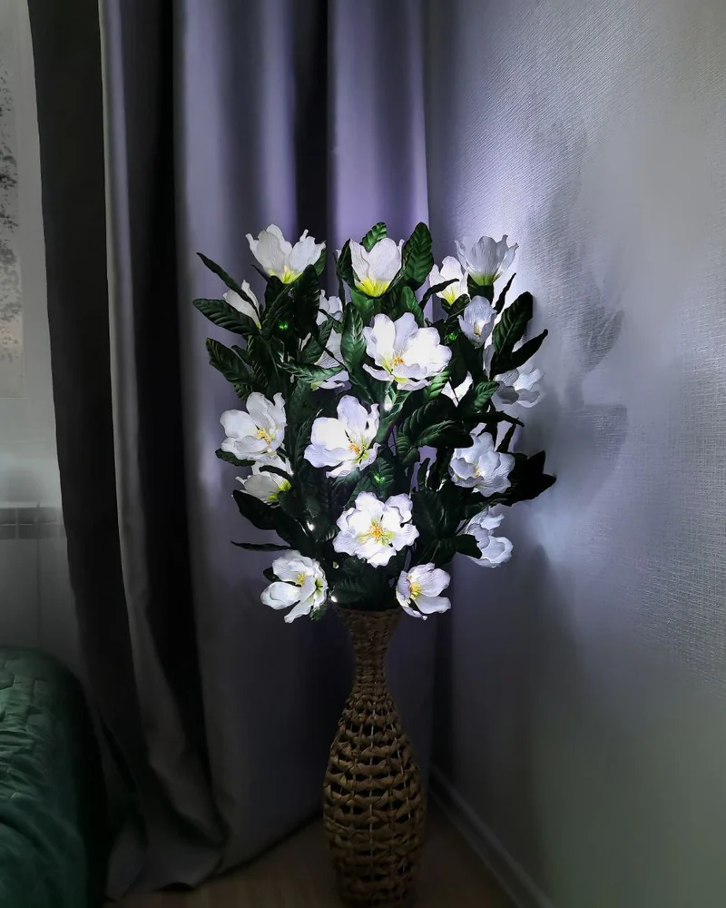 Букет-ночник «Магнолия», белый
