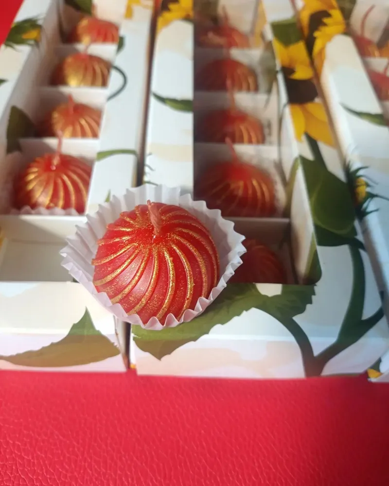 Свечи конфеты 🍬 — Оранжевый
