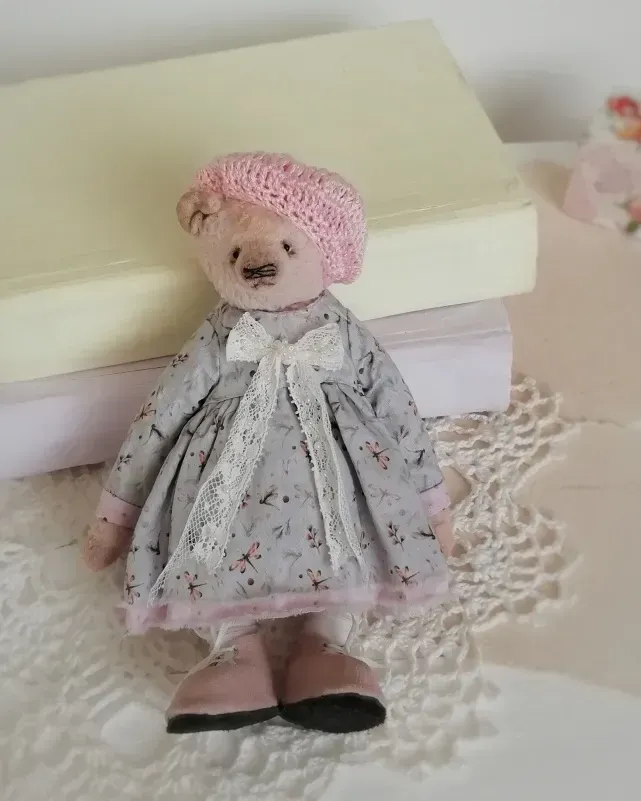 Мишка Тедди Молли, бежевый, 19 см