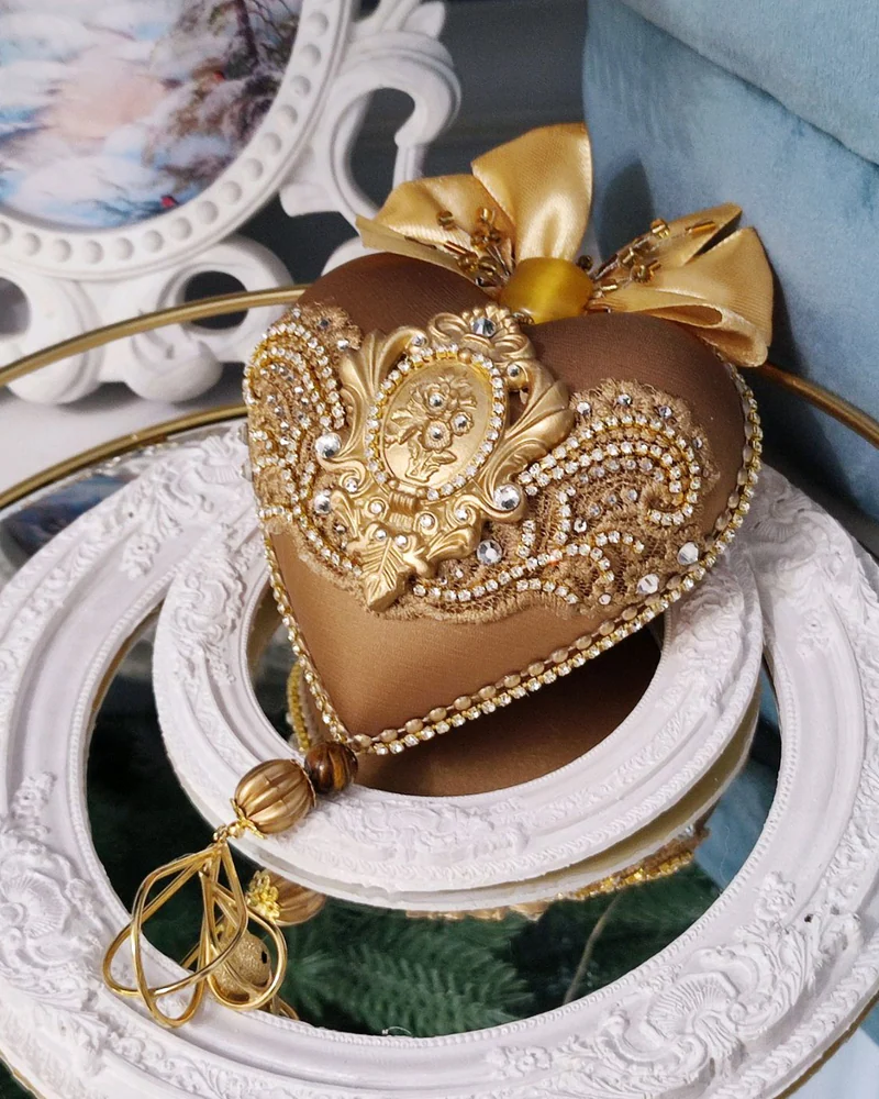 Ёлочная игрушка "Сердце"
