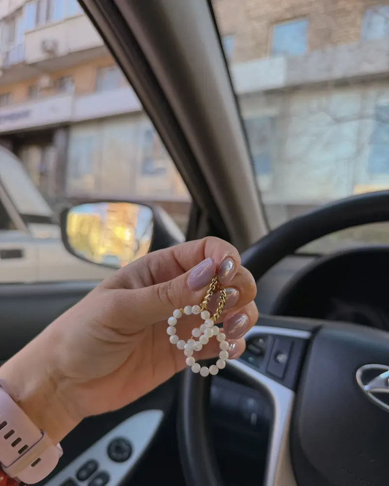 Серьги из перламутра