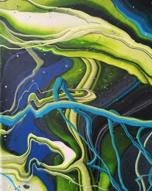 Картина жидким акрилом (fluid art) 40х50 см