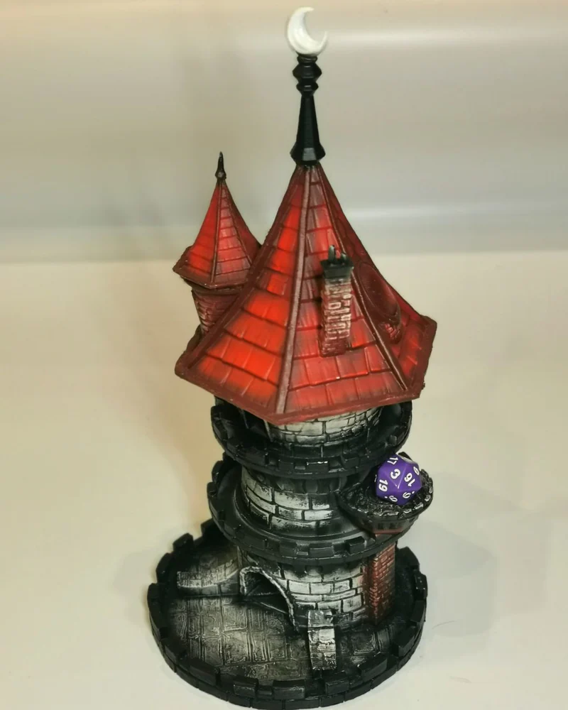 Дайстауэр "Башня волшебника" в цвете, Dice Tower