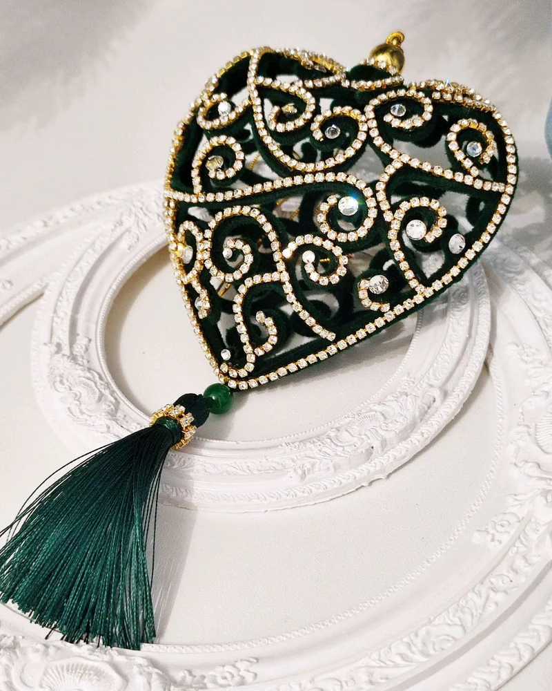 Ёлочная игрушка "Сердце"