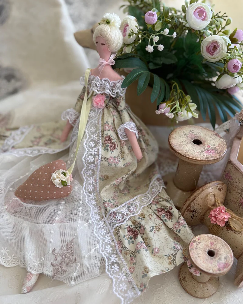 Кукла Тильда Графиня Де Монсоро — розовый