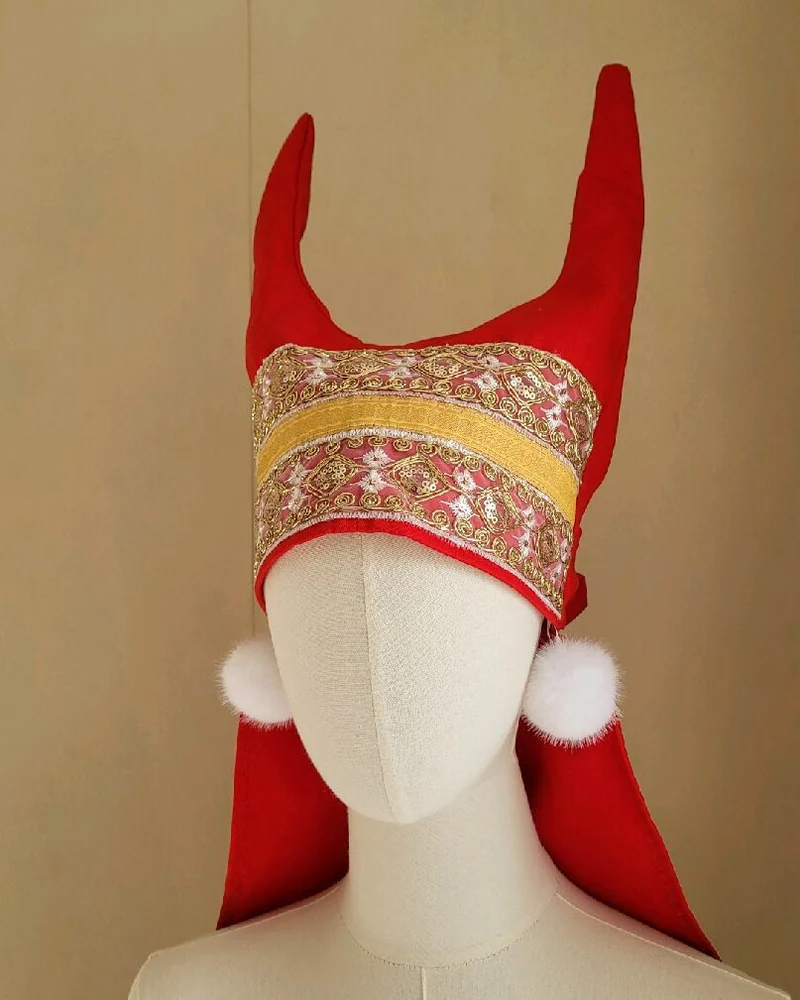 Кичка рогатая, красная