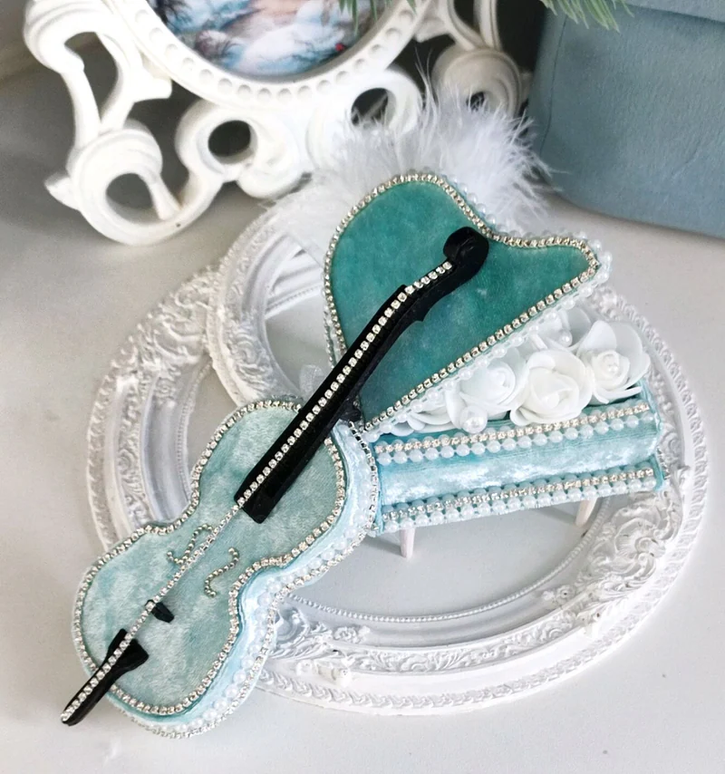 Ёлочная игрушка "Рояль и скрипка"