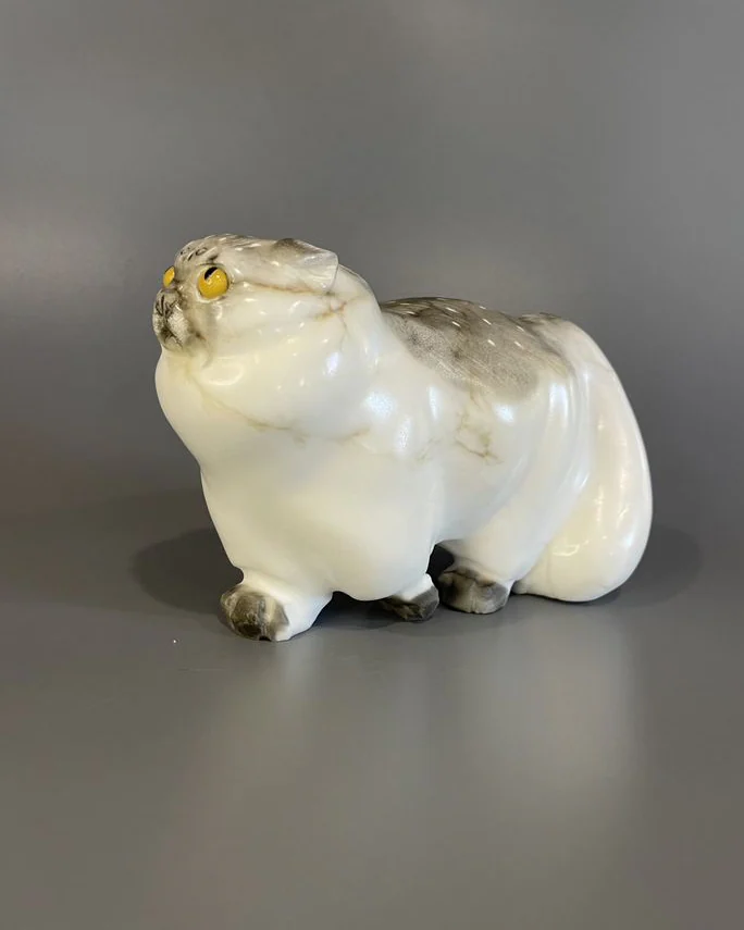 Скульптура «Кот» из камня